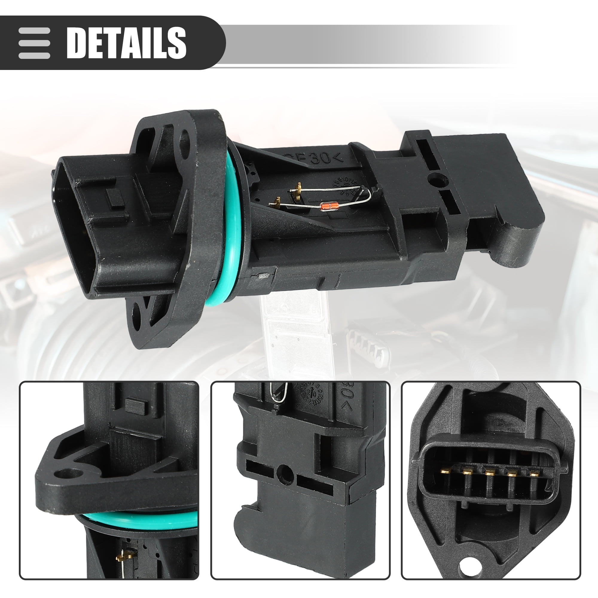 Air Flow Sensor Meter MAF Sensor Airflow Replacement for Nissan Sentra 2002-2004 No.226808J000