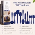 thumbnail image 7 of GIR Get It Right 10 Piece Essentials Silicone Cooking Utensils Set Nonstick 425°F Heat Resistant Kitchen Utensils Set for Cooking & Baking, Royal Blue, 7 of 7