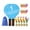 style D, variant on S SERENABLE 2 Pieces Badminton Set Exercise Badminton Racket for Outdoor Indoor Children A
