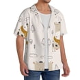 thumbnail image 2 of PAYOHTO Cute Cow Pattern Mens Hawaiian Casual Short-sleeved Shirt Tropical Summer Beach Button Down Shirts, 2 of 7