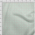 thumbnail image 3 of oneOone Silk Tabby Green Fabric Dot|Heart & Shapes Geometric Diy Clothing Quilting Fabric Print Fabric By Yard 42 Inch Wide, 3 of 4