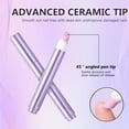 thumbnail image 4 of 2 Pcs 3-in-1 Nail Care Pen Cuticle Oil Pen with Ceramic Cuticle Pusher Moisturize Strengthen Nails Portable Nail Oil Pen for Dry Cracked Nails & Hangnails, Daily Manicure Care, 4 of 8