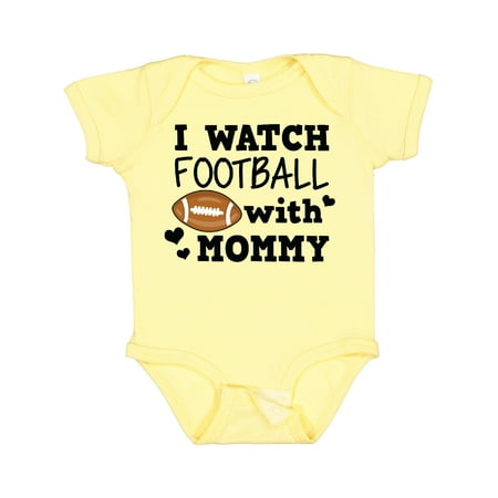 

Inktastic I Watch Football with My Mommy Boys Baby Bodysuit