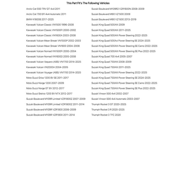 Tusk Tec-Core Battery with Acid TTX20CHBS Maintenance-Free For Suzuki King Quad 750AXi Power Steering SE 2024