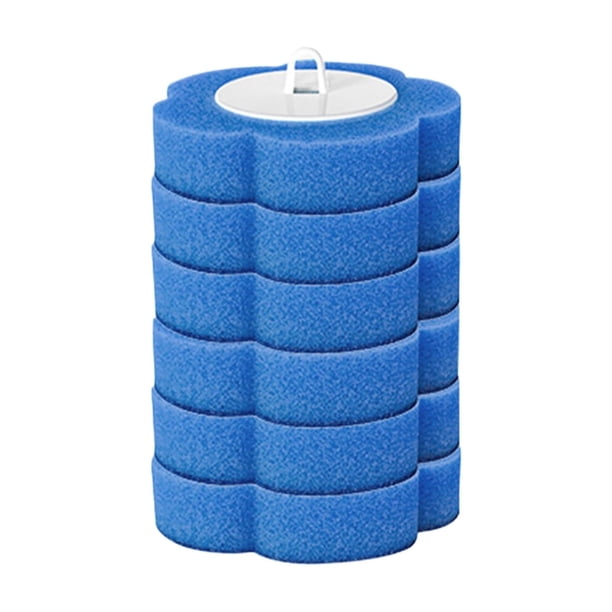 Cepillo de baño desechable Yuarrent fácil de limpiar 6PCS Cabezal de cepillo azul
