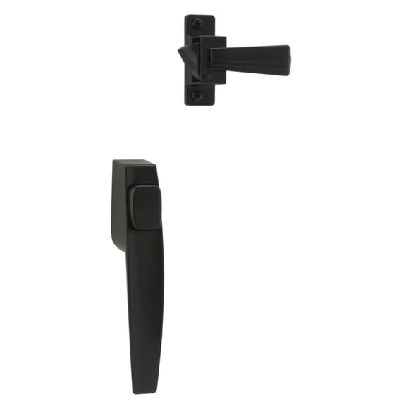 HAMPTON PRODUCTS-WRIGHT Black Hanging Push Button Latch VF333BL