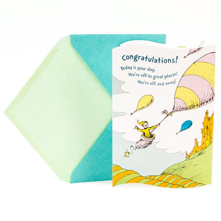 Hallmark Dr. Seuss Graduation Card (You're Off and (Graduation Card To Best Friend)