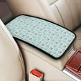 thumbnail image 2 of Bingfone Car Four-Season Universal Armrest Box Mat,Car Armrest Seat Cover Soft Leather Waterproof Armrest Cover Center Console Mat-Owl, 2 of 7