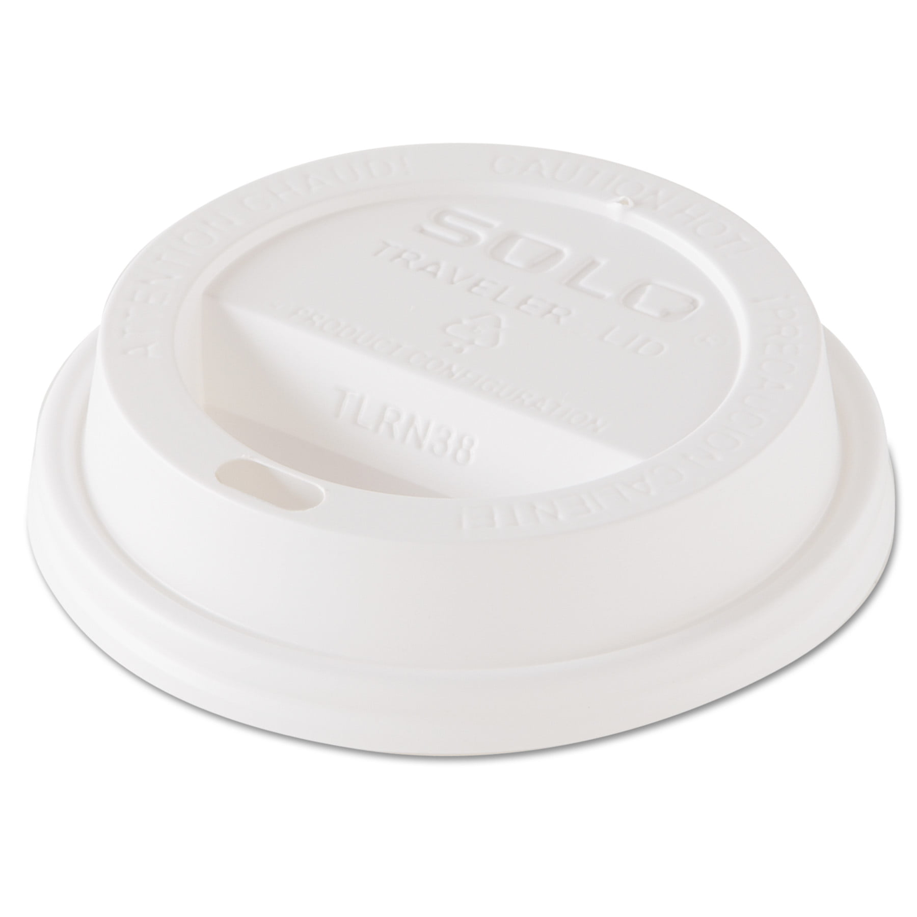 Cups Case/1000 For Solo 8 oz Details about   Solo TL38R2-0007 White Traveler Plastic Lid 