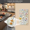 thumbnail image 5 of Yayeee Blank Wall Plate Cover 1-Gang 4.5"x2.7" Home Unused Decorative Outlet, Watercolor Wildflowers, 5 of 7
