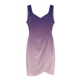 thumbnail image 2 of Gibobby Vestidos Casuales para Mujer Vestidos de verano para mujer Vestido de cóctel Vestido elegante cruzado Vestido vintage(Morado,M), 2 of 4