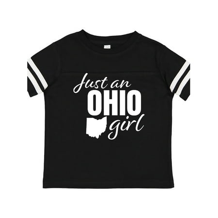 

Inktastic Just an Ohio Girl Born and Raised Gift Toddler Toddler Girl T-Shirt