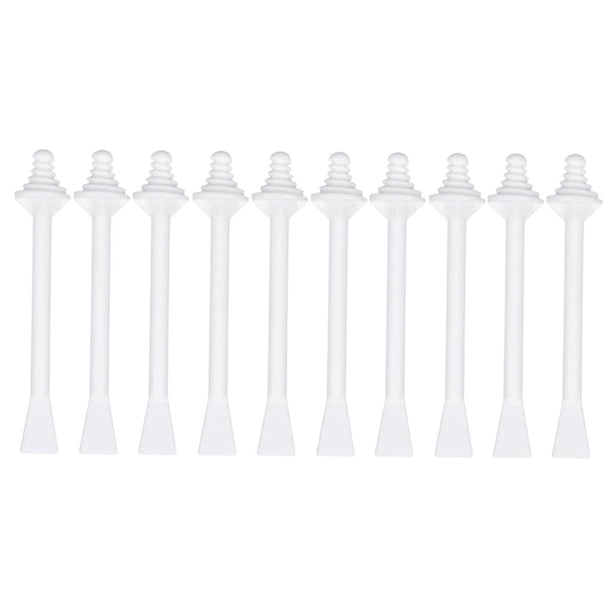 Aplicadores de cera nasal de plástico, espátulas para limpieza facial de fosas nasales. 10 piezas