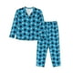 thumbnail image 1 of Balery Bowling Balls Conjunto de Pijama con Estampado para Mujer, Conjunto de Dos Piezas con Manga Larga, Ropa de Dormir Suave con Bolsillos, Pijamas Cómodos-Small, 1 of 7
