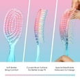 thumbnail image 4 of Candy Brush Detangling Hair Brush for Wet or Dry Hair, Vented Design and Ultra Soft-Nylon Detangler Hair Brush for All Hair Types, Colorful Wet Hair Brush for Women and Girl, Idea Gift, 4 of 8