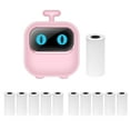 thumbnail image 1 of Mini impresora de bolsillo Máquina para hacer etiquetas con impresión fotográfica instantánea térmica portátil Conexión inalámbrica BT Compatible con aplicaciones de Android o iOS Compatible con etiqu, 1 of 8