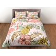 thumbnail image 3 of Flamingo Juego de Funda Nórdica Colcha lindo, Tropical Tema Dormitorio Ropa de Cama y, 3 of 4