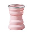 thumbnail image 1 of Copa Plegable Taza plegable portátil Tazas de café de 320 ml para acampar Senderismo (rosa flor de cerezo) Tmvgtek Libre de BPA, 1 of 6