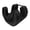 Black, variant on Slow Rebound Travel Pillow, Soft Memory Foam Neck and Face Support for Airplane, Office and Home Sleeping, Pink, 13.78in / 35cm