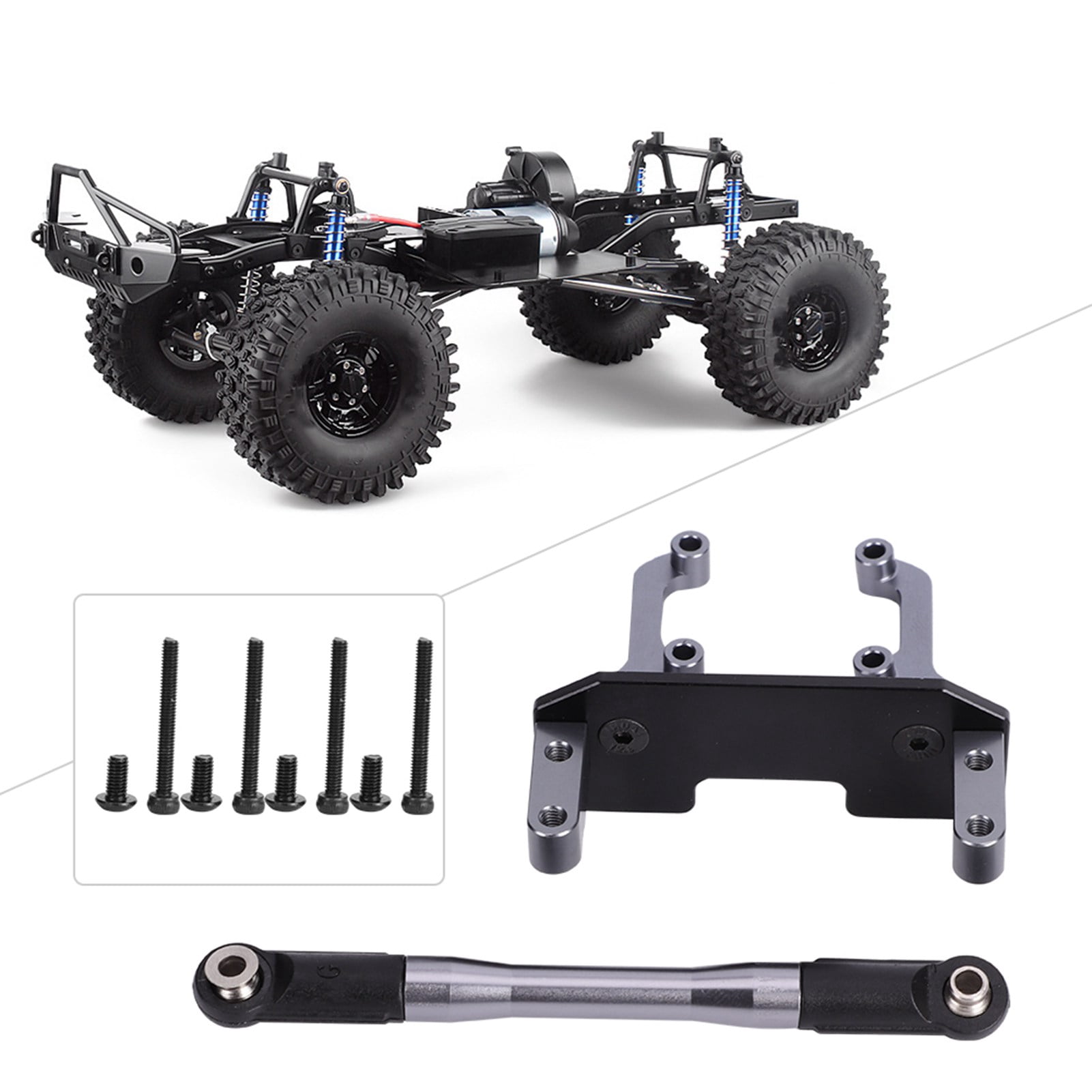 Soporte De Montaje Para Servo RC De Aluminio – Compatible Con Coches 12428 Y FY03, Baja El Centro De Gravedad