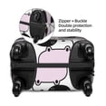 thumbnail image 4 of Daiia Cute Animal with Cow Luggage Cover, Thickened Washable Travel Luggage Covers, Elastic Unique Baggage Covers for 18-20 inch Luggage-Large, 4 of 9