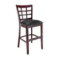 thumbnail image 2 of Beechwood Mountain Lattice 24" Counter Stool in Cherry and Wheat, 2 of 2