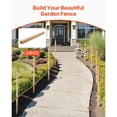 thumbnail image 2 of Wooden Garden Stakes, 25 Pcs 48x0.75x0.75 in Survey Grading Stakes, Garden Ground Stake with Sharp Point, Fir Wood Plant Support Stake, Sign Posts for Silt Fence Backyard Boundaries Baselines, 2 of 12