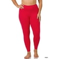 thumbnail image 2 of Zenana Plus Size High Waist Full Ankle Length Premium Thick Cotton Leggings, 2 of 2