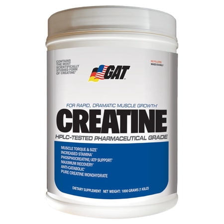 GAT Creatine Powder, 200 Servings
