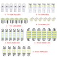 thumbnail image 5 of 42pcs T10 Led Car Bulb (white),universal Car Led Smd Bulbs Kit Interior Dome License Plate Lights Festoon Map Reading Light, 5 of 5