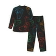 thumbnail image 2 of Bingfone Men'S Pajama Set 2 Piece Loungewear Pjs, Long Sleeve With Pajama Pants-Gamepad Joystick Game, 2 of 9
