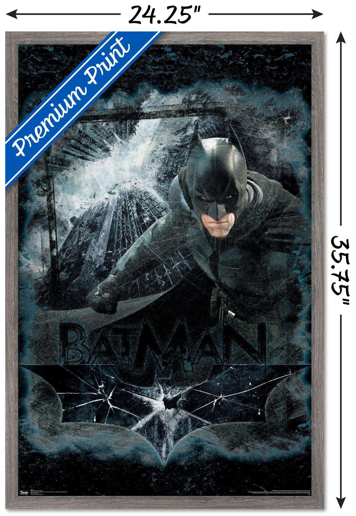 DC Comics Movie - The Dark Knight Rises - Batman Wall Poster, 22.375" x 34", Framed