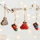 thumbnail image 2 of 4 Pack Mini Resin Christmas Ornaments Small Xmas Miniature Hanging Tiny Christmas Figurines Pendant Decoration for Party Decor, 2 of 5
