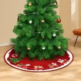 thumbnail image 3 of Vaidha Christmas Tree Skirt Christmas Decorations Velvet Christmas Tree Skirt, 3 of 6