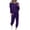 Purple, variant on Gkeoshab Sweaters for Women Tracksuit Sweatsuit Sweatshirt and Sweatpant for Women Men 2 Piece Sets Pullover Sweater Beige L