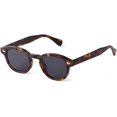 thumbnail image 1 of HCHES Transparent Blue Round Sunglasses Women Men Retro Rivet Small Sun Glasses UV400, 1 of 1
