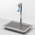 thumbnail image 3 of Soro Essentials- Stainless Steel Deck Mount Push-Back Pedestal Glass Filler- Pedestal for Glass Filling Station Water Station for Office School Hotel Restaurant Bar Dining Hall, 3 of 6