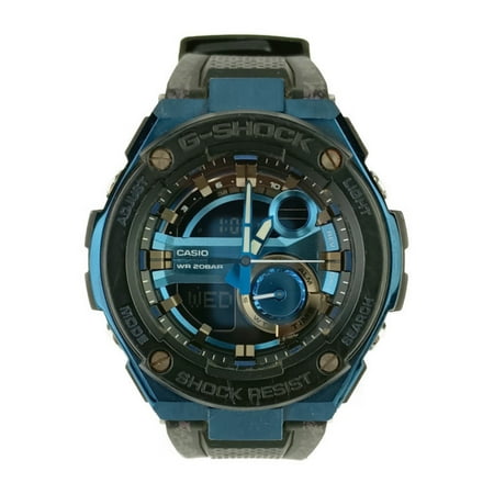 Pre-Owned CASIO Casio Watch G-SHOCK G-STEEL G-Shock G-Steel GST-200CP-2AJF Black & Blue Dial...