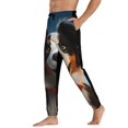thumbnail image 3 of Kdxio Playful Smile Cute Dog Pattern Joggers,Sweatpants for Men with Pockets-Medium, 3 of 5