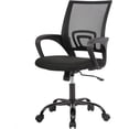 thumbnail image 1 of BestOffice Office Computer Chair Ergonomic Desk Chair Adjustable Comfortable Mid Back Task Rolling Swivel with Lumbar Support for Home Office, Black, 1 of 7