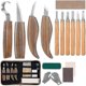 thumbnail image 1 of 15pcs Carbon Steel Wood Carving Tools Wood Carving Tool Set With Hook Knife Professional Carving Knife Wood Engraving, 1 of 2