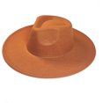 thumbnail image 1 of VERVE 8 Wide Brim Vegan Felt Rancher Hat - Women, Men, and Kids Fedora Style with Adjustable Inner Drawstring, 1 of 8