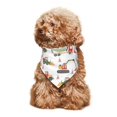 thumbnail image 4 of Disketp Excavator Dog Bandanas 1PC Triangle Adjustable Puppy Bandana Bib Handkerchief for Large Medium Girl Dogs Pets Gift, 4 of 6