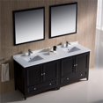 thumbnail image 4 of Fresca Oxford 72" Espresso Traditional Double Sink Bathroom Vanity, 4 of 12