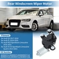 thumbnail image 2 of No.8V0955711 Motor de limpiaparabrisas trasero para Audi A3 S3 Sportback Limousine Quatro 13-21 para Audi Q2 17-24 para Audi RS3 Sportback Limousine 16-21 Motor de limpiaparabrisas trasero, 2 of 8