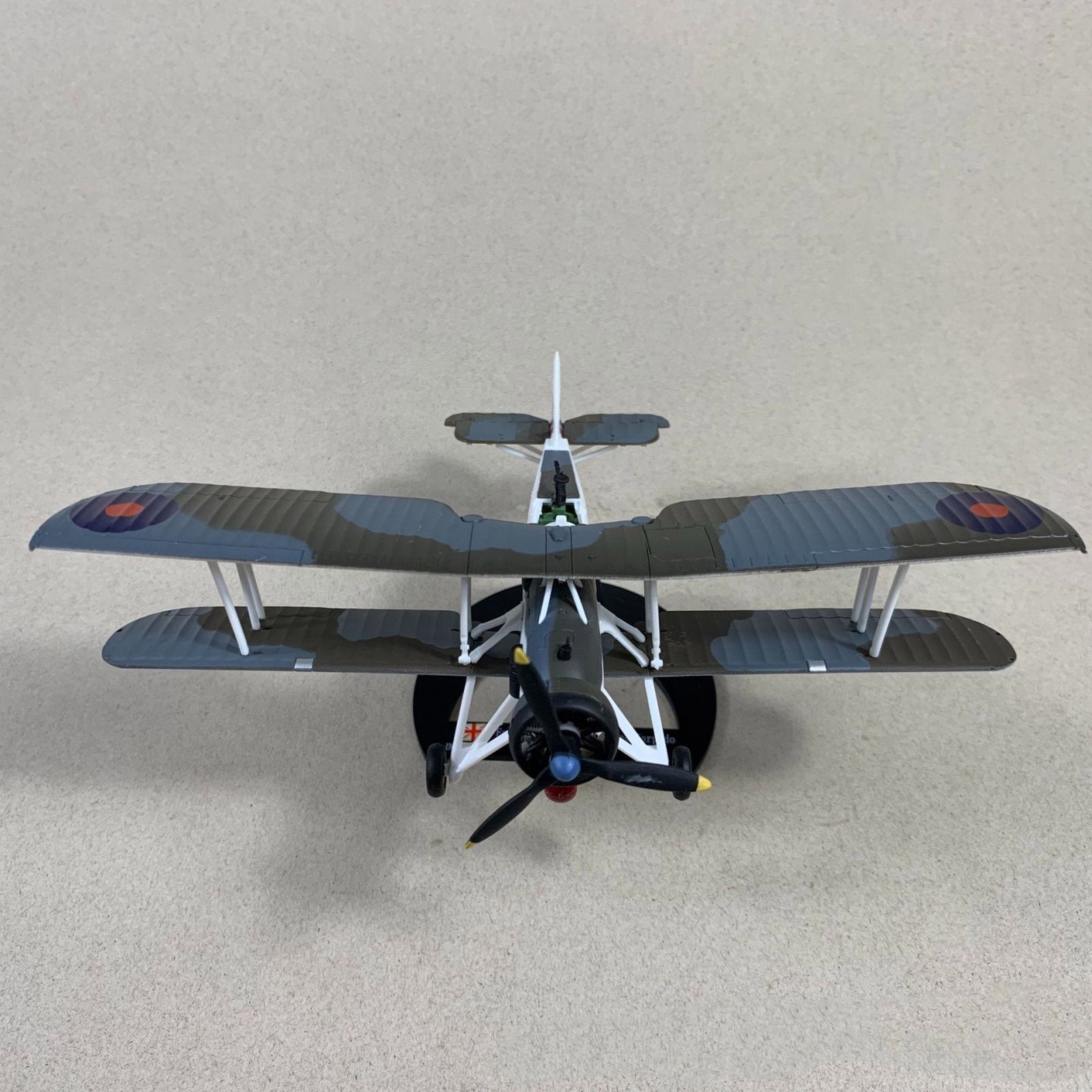WWII Fairey Swordfish Diecast Alloy Model Airplane for Office Desk, Detailed Restoration, Aviation History Collectible