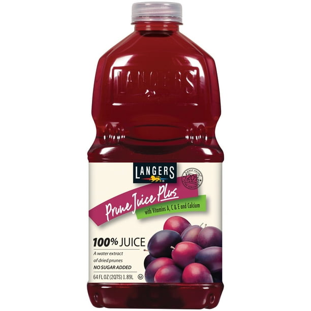 Langers 100 Juice, Prune Plus, 64 Fl Oz