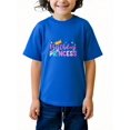 thumbnail image 5 of MAWOTEA Slim Fit BIRTHDAY PRNCESS Pattern T-shirt, Playful Graphic Tee for Kids, Ideal Gift for Birthday,Size 3-13 Years, 5 of 5