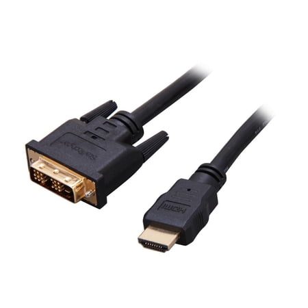 UPC: 0065030811347 | StarTech.com HDMIDVIMM15 15 ft. Black Connector A: 1 – 19 pin HDMI Male Connector B: 1 – 19 pin DVI-D (Single Link) Male HDMI to DVI Digital Video Monitor Cable Male to Male