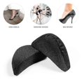 thumbnail image 3 of Healifty - 2 pares de tapones de esponja suave para los dedos del pie, relleno para zapatos unisex, para que los zapatos grandes se ajusten a una talla (negro), 3 of 5